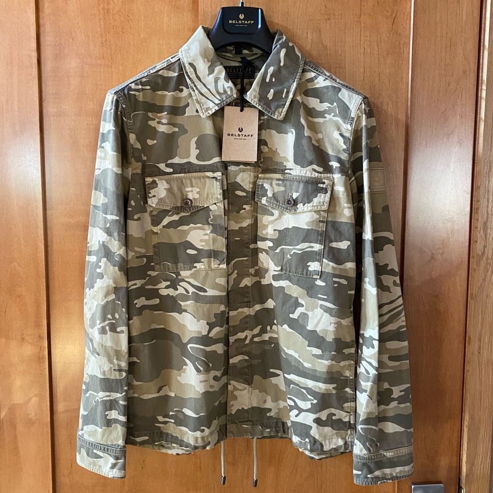 Belstaff Recon Camo Overshirt Jacket Men’s 44